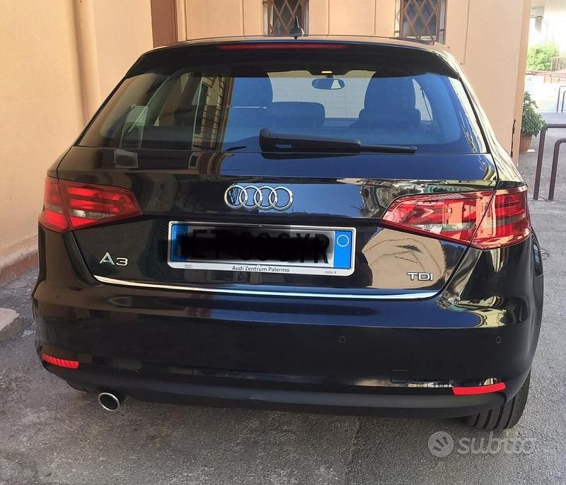Usata Audi A3 114 CV (83 kW) 2014 Nero Berlina