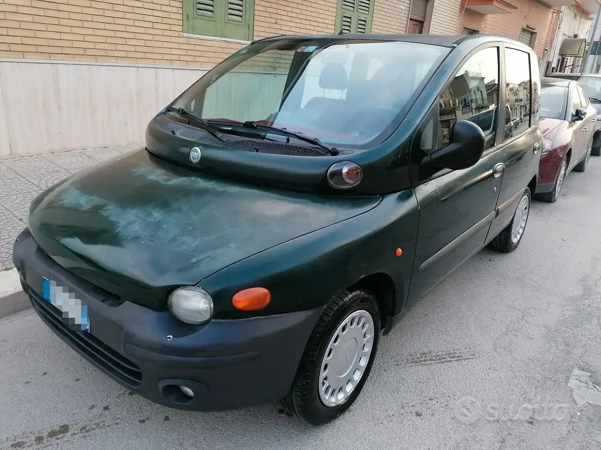 Usata Fiat Multipla 103 CV (75 kW) 2001 Verde Monovolume