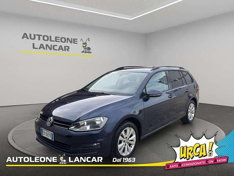 Usata VW Golf VII Comfortline 105 CV (77 kW) 2014 Blu Station wagon