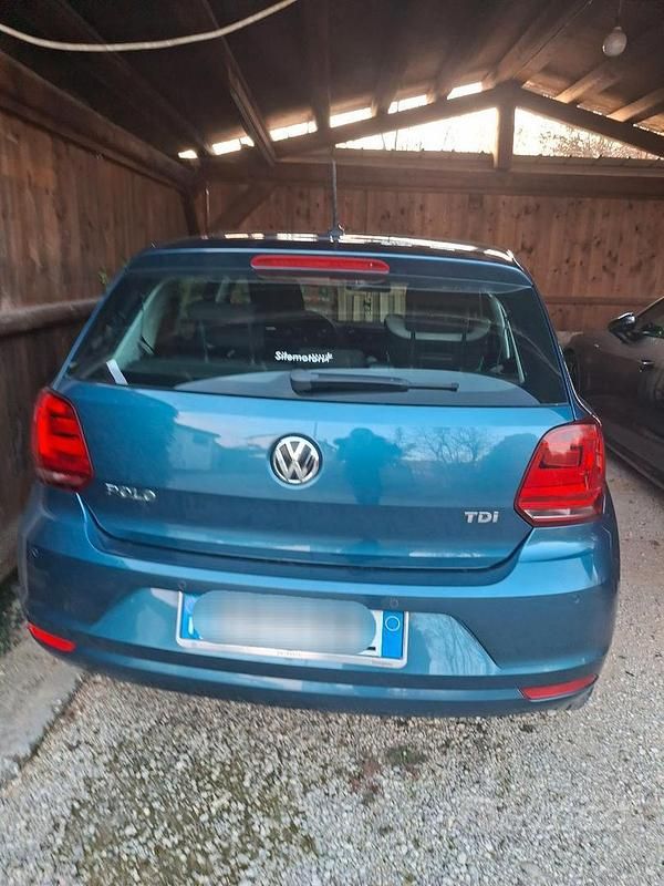 Usata VW Polo 90 CV (66 kW) 2016 Blu Utilitaria