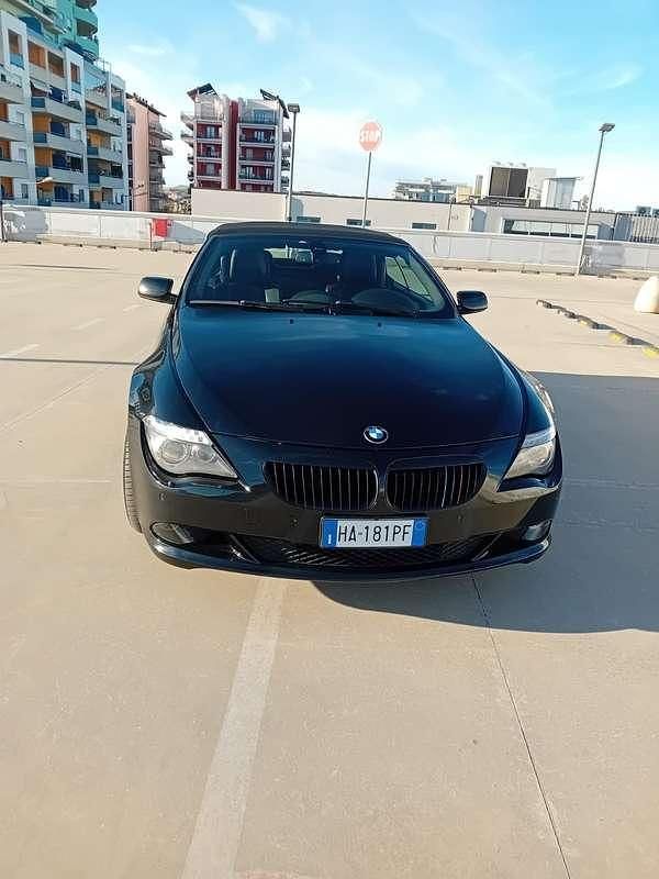 Nero Usata 2008 BMW 635 Cabriolet Efficient Dynamics Cabrio | 18.900 € - Immagine 1/4