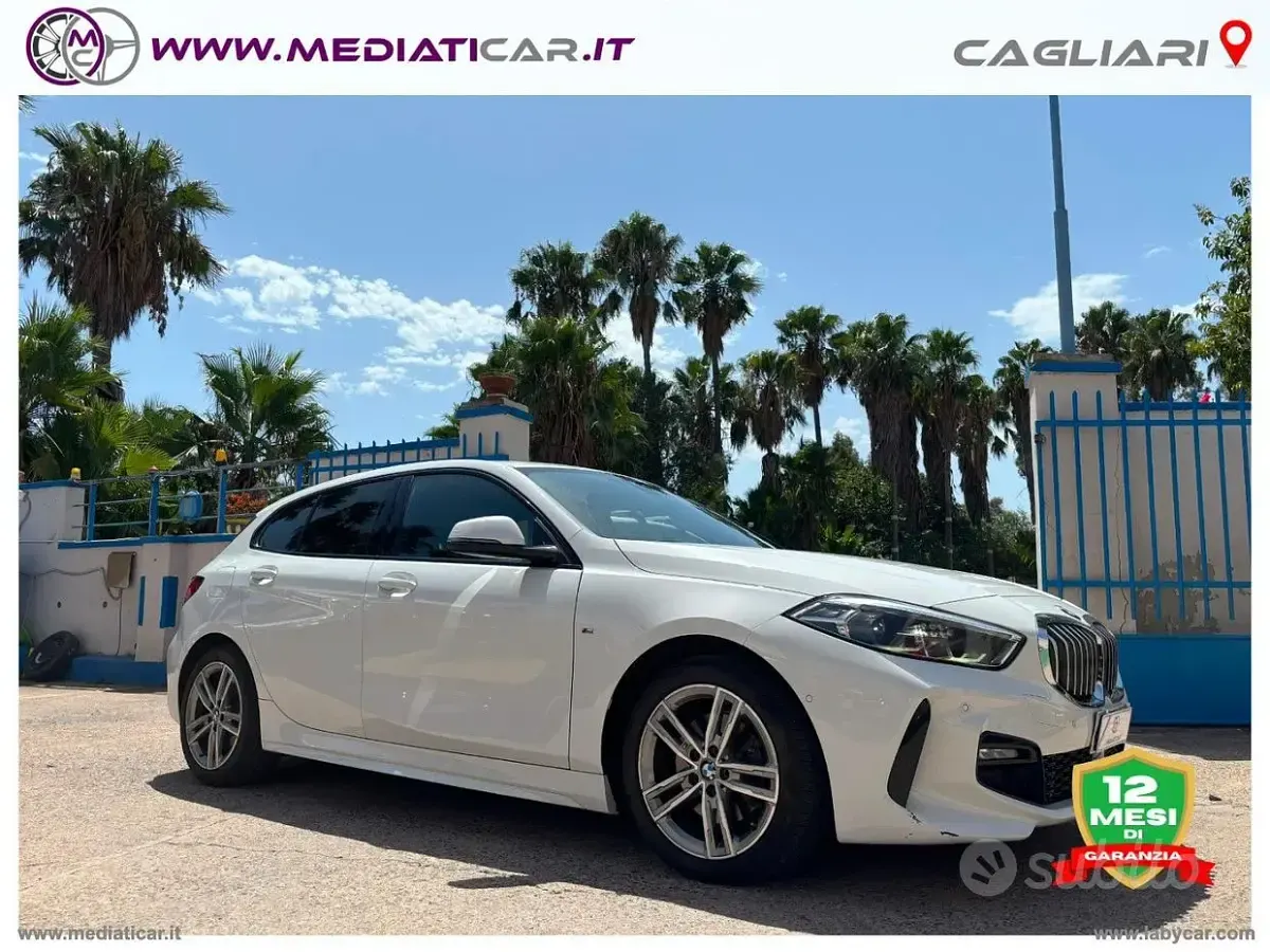 Usata BMW 116 M Sport 116 CV (85 kW) 2022 Bianco Utilitaria