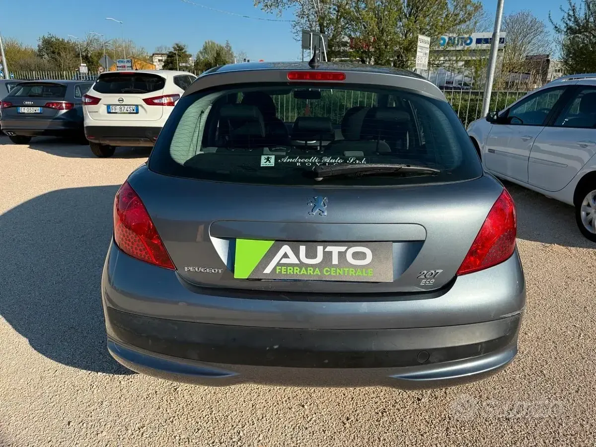 Usata Peugeot 207 73 CV (53 kW) 2009 Grigio Berlina