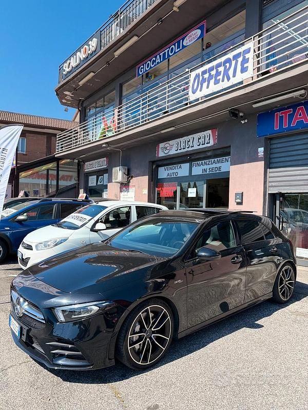 Begagnad Mercedes A250 AMG 306 HK (225 kW) 2019 Svart Sedan