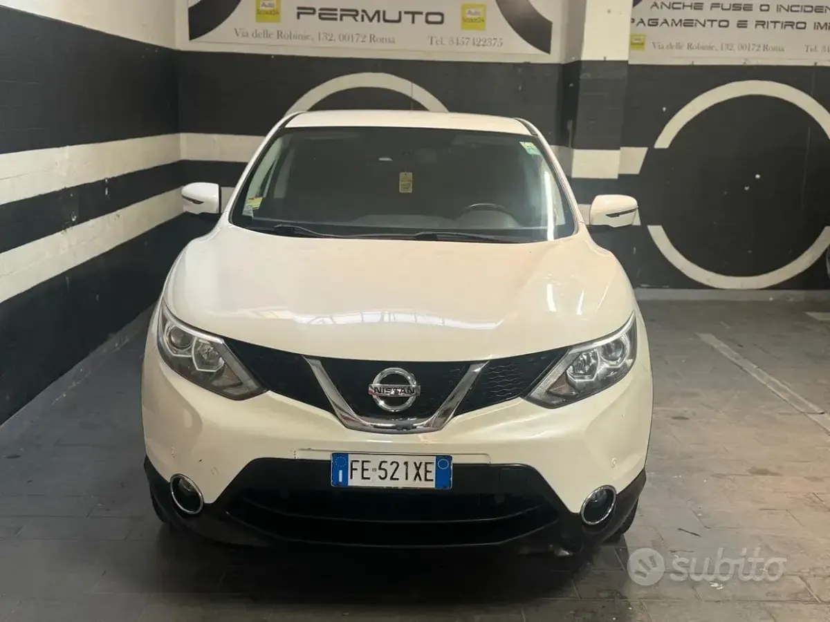 Brugt Nissan Qashqai Tekna 110 HK (80 kW) 2016 Hvid SUV