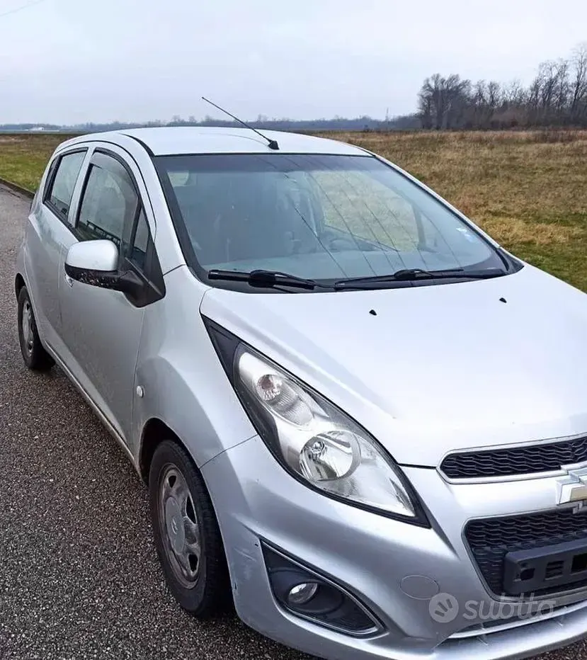 Usata Chevrolet Spark 68 CV (50 kW) 2012 Grigio Utilitaria
