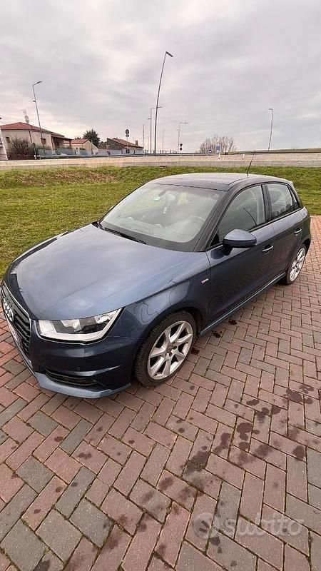 Usata Audi A1 S-Line 90 CV (66 kW) 2017 Blu Utilitaria