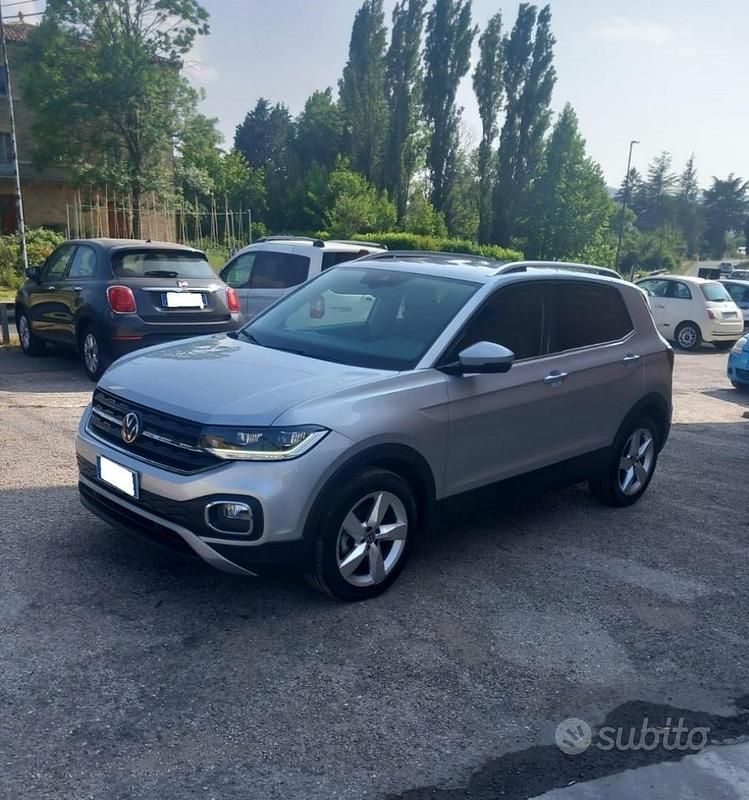 Usata VW T-Cross Advance 110 CV (80 kW) 2022 Grigio(met.) SUV
