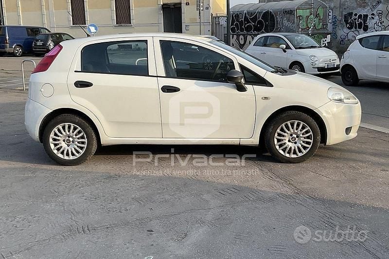 Usata Fiat Punto Evo Dynamic 69 CV (50 kW) 2011 Bianco Utilitaria