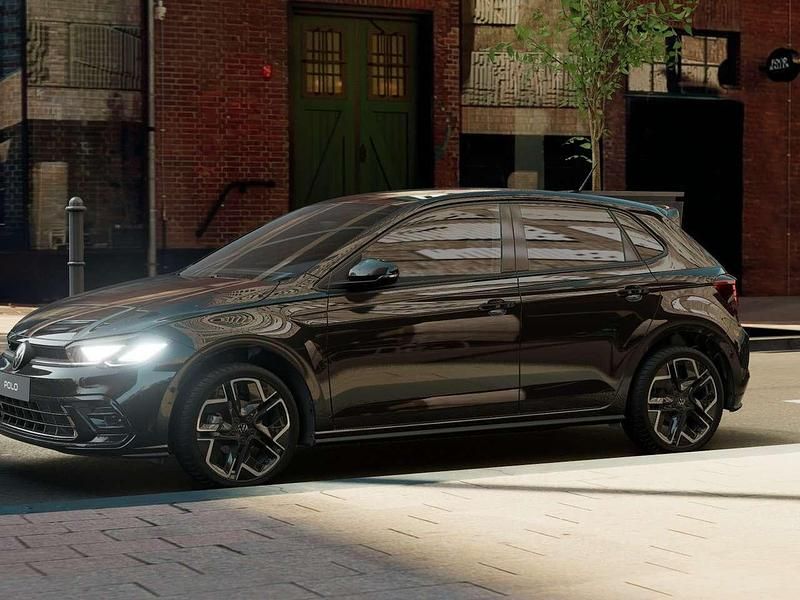 Nouvelle VW Polo R-line Plus 95 ch (69 kW) 2025 Noir Citadine
