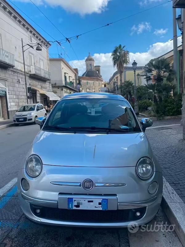 Usata Fiat 500 75 CV (55 kW) 2009 Grigio Cabrio