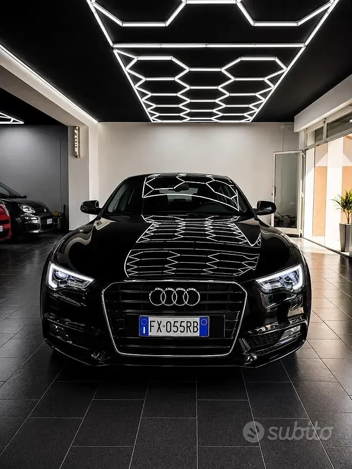 Usata Audi A5 Advanced 177 CV (130 kW) 2014 Nero Coupé