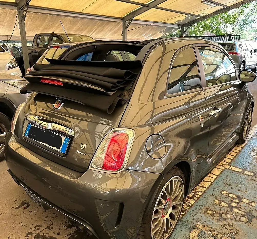 Usata Abarth 595C Turismo 160 CV (117 kW) 2016 Grigio Cabrio