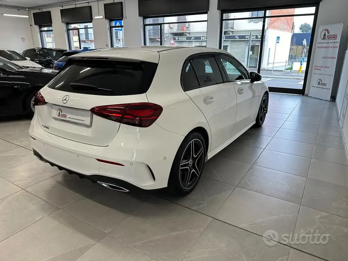 Usata Mercedes A200 AMG Line Premium 150 CV (110 kW) 2023 Bianco Berlina