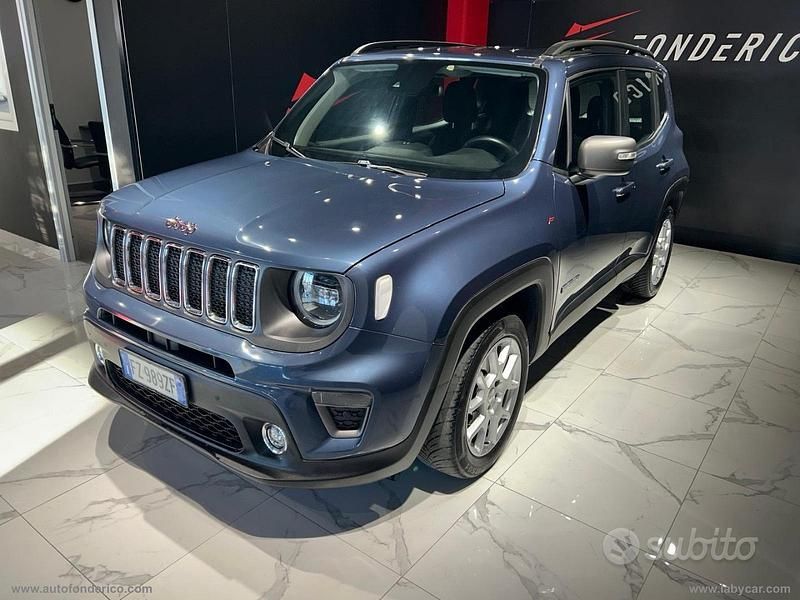 Usata Jeep Renegade Limited 120 CV (88 kW) 2020 Blu SUV