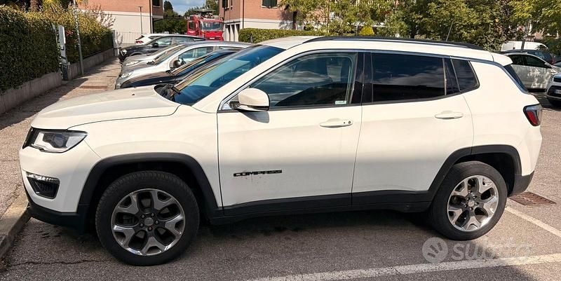 Usata Jeep Compass Limited 140 CV (102 kW) 2018 Bianco SUV