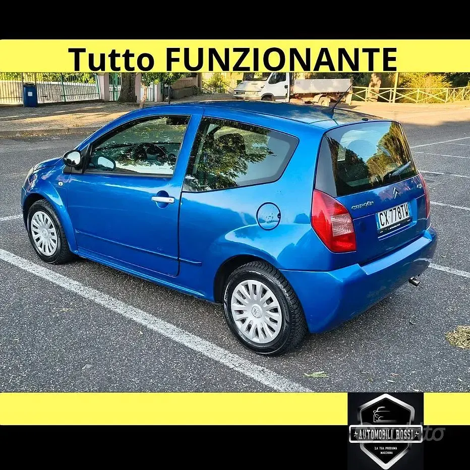 Usata Citroën C2 Exclusive 60 CV (44 kW) 2005 Blu Utilitaria