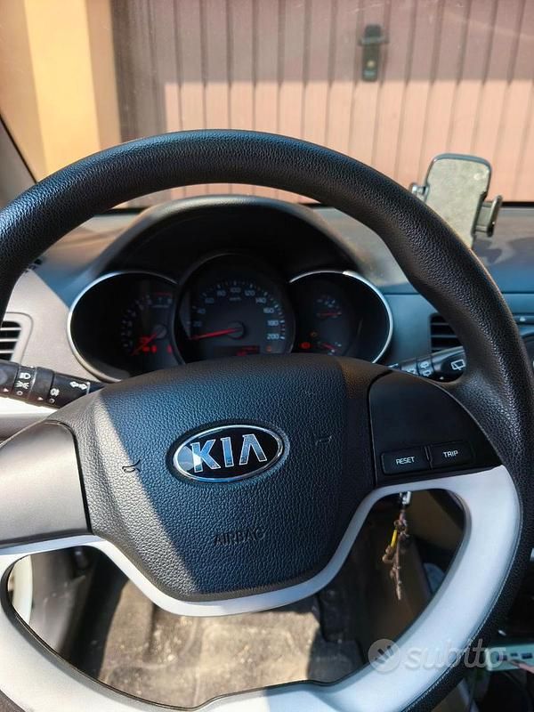 Begagnad Kia Picanto 69 HK (50 kW) 2015 Vit Halvkombi