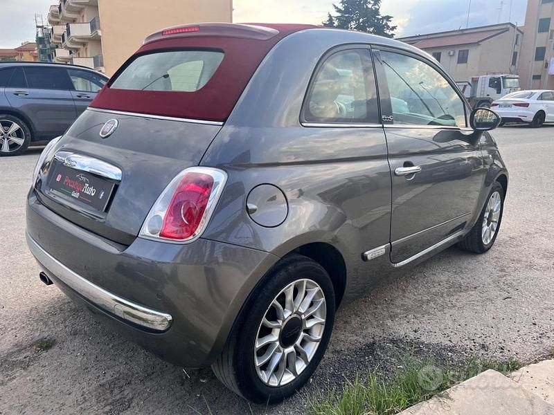 Usata Fiat 500C Lounge 95 CV (69 kW) 2011 Grigio Cabrio