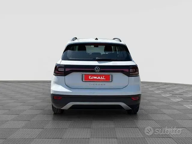 Usata VW T-Cross Style 110 CV (80 kW) 2021 Bianco SUV