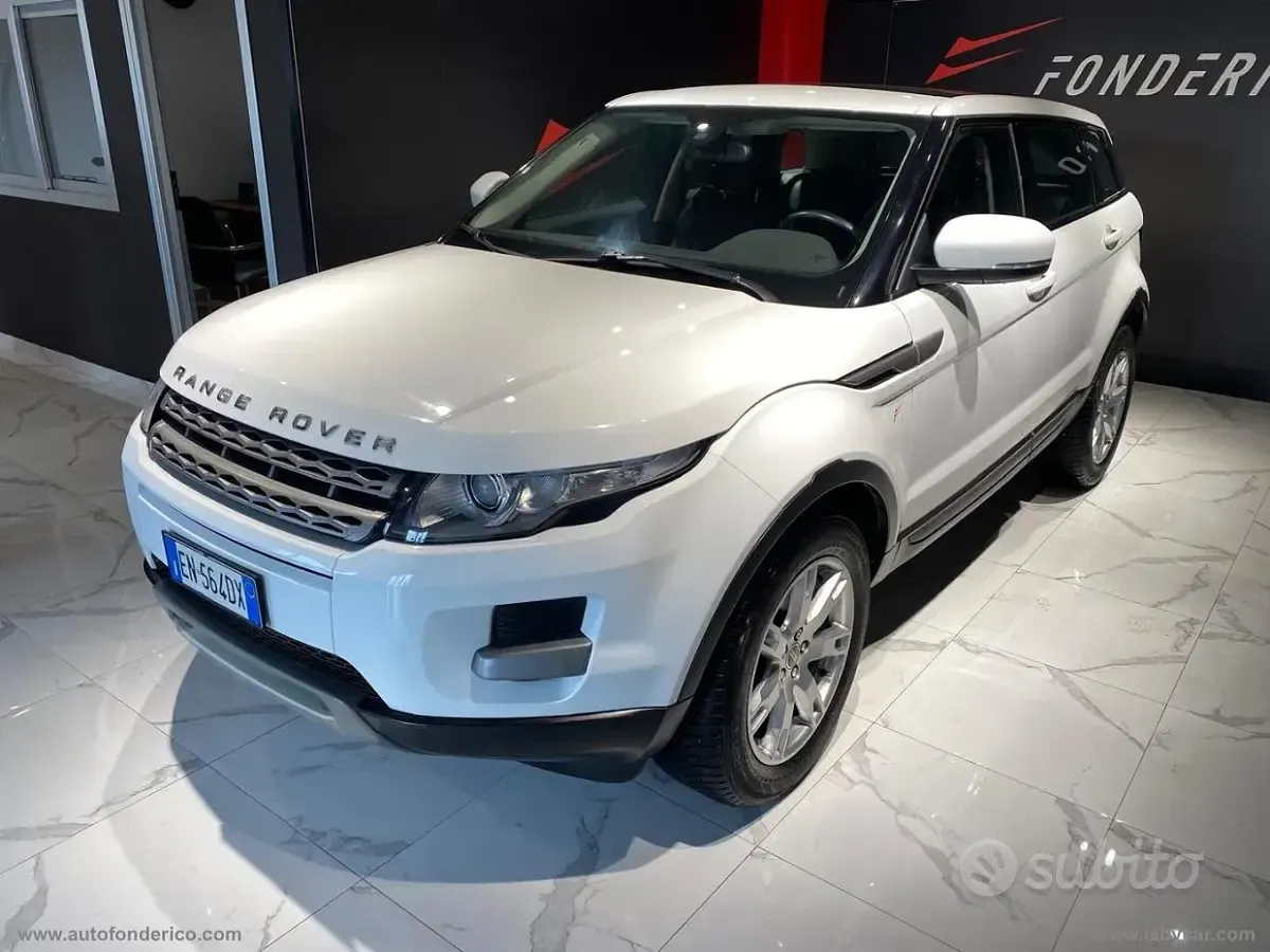 Usata Land Rover Range Rover evoque Prestige 150 CV (110 kW) 2012 Bianco SUV