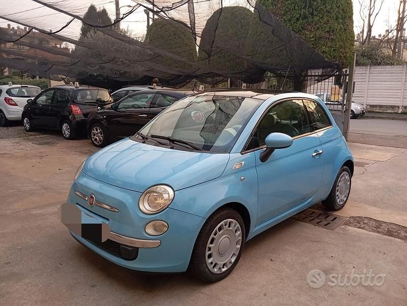 Usata Fiat 500 Sport 100 CV (73 kW) 2008 Blu Berlina