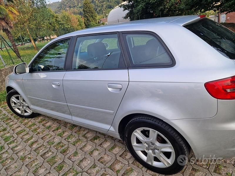 Usata Audi A3 140 CV (102 kW) 2009 Grigio Utilitaria