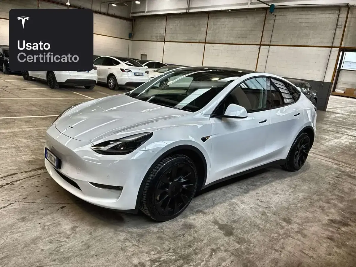 Usata Tesla Model Y Long Range AWD 258 kW (351 CV) 2022 Pearl white multicoat SUV