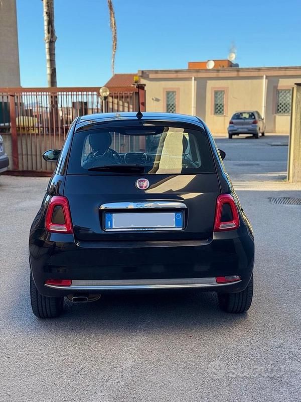 Usata Fiat 500 Lounge 69 CV (50 kW) 2016 Nero Utilitaria