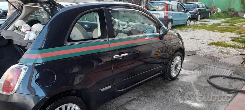 Usata Fiat 500 2009 Nero Utilitaria