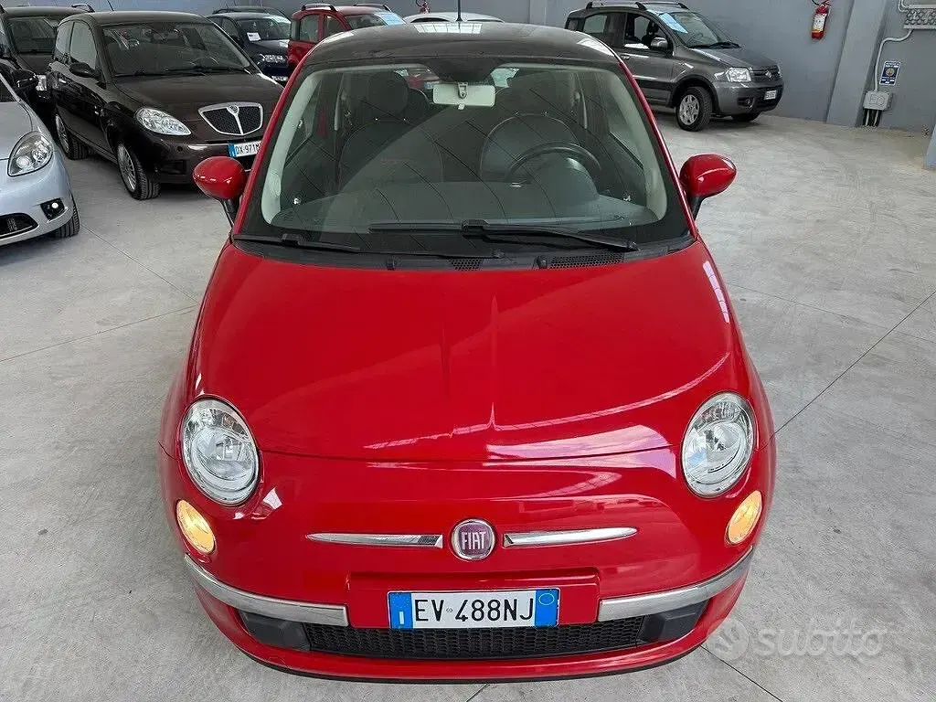 Usata Fiat 500 Lounge 69 CV (50 kW) 2014 Rosso Berlina