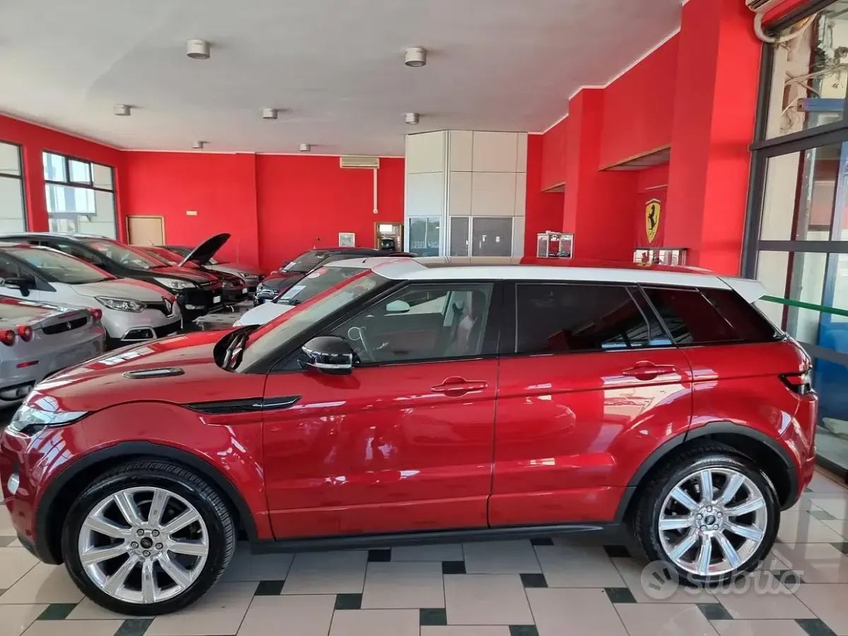 Usata Land Rover Range Rover evoque Prestige 190 CV (139 kW) 2012 Rosso SUV