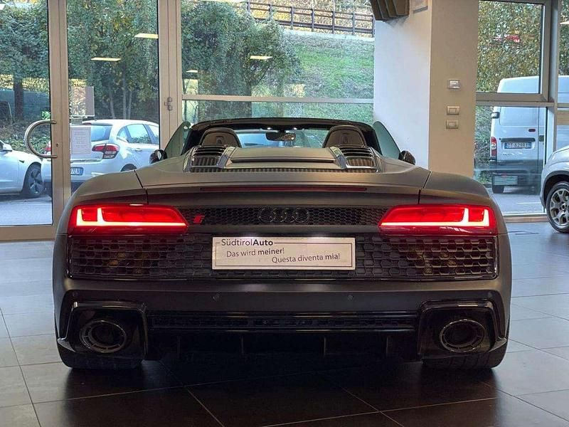 Usata Audi R8 Spyder Performance 570 CV (419 kW) 2020 Nero Cabrio