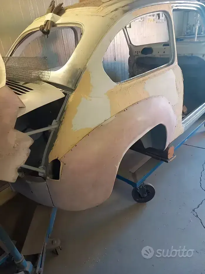 Usata Fiat 600 Abarth 1970 Bianco Utilitaria