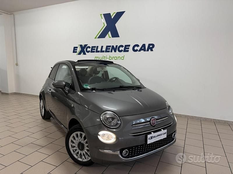 Usata Fiat 500C Lounge 69 CV (50 kW) 2016 Grigio Cabrio