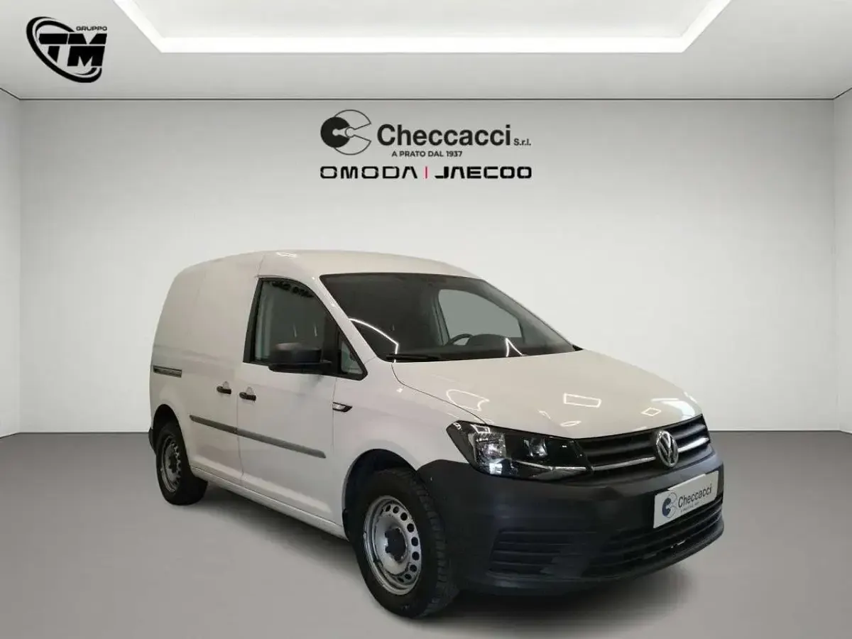 Begagnad VW Caddy 75 HK (55 kW) 2019 Vit Minibuss