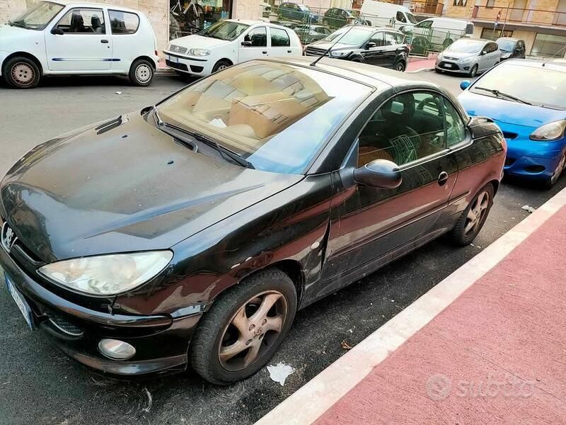 Nero Usata 2004 Peugeot 206 Cabrio | 1000 € (Super prezzo) - Immagine 1/4
