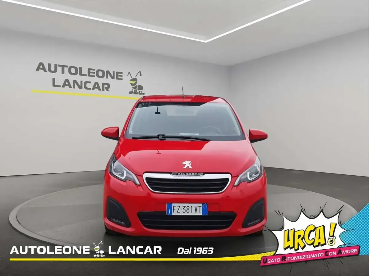 Usata Peugeot 108 Active 72 CV (52 kW) 2020 Rosso Berlina