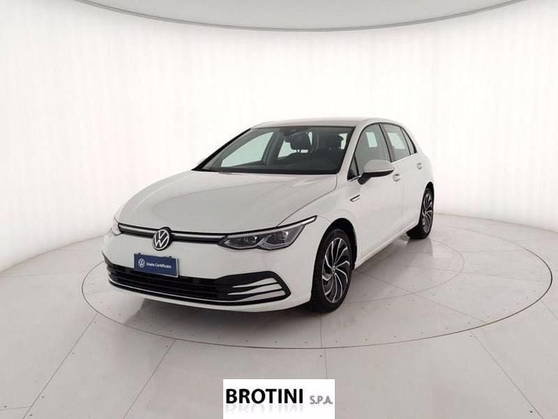 Usata VW Golf VIII Style 131 CV (96 kW) 2021 Bianco pastello Berlina