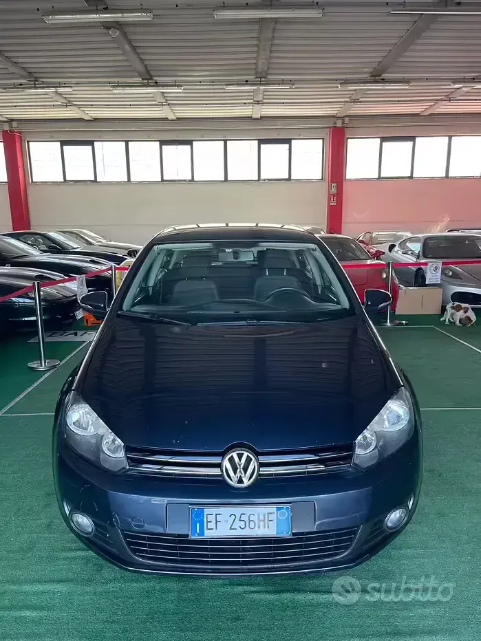 Usata VW Golf VI 105 CV (77 kW) 2011 Blu Utilitaria