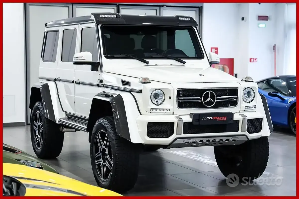 Usata Mercedes G500 4x4² 420 CV (308 kW) 2016 Bianco SUV