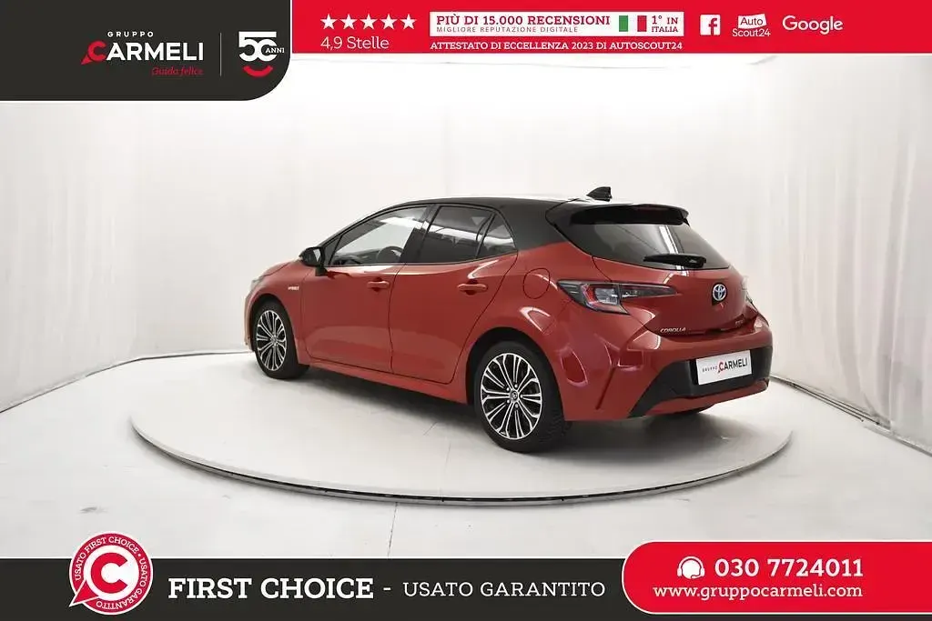 Usata Toyota Corolla Style 122 CV (89 kW) 2019 Rosso Berlina