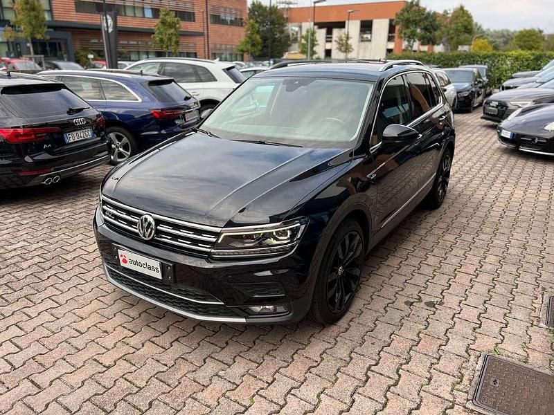 Usata VW Tiguan Advance 150 CV (110 kW) 2019 Nero SUV