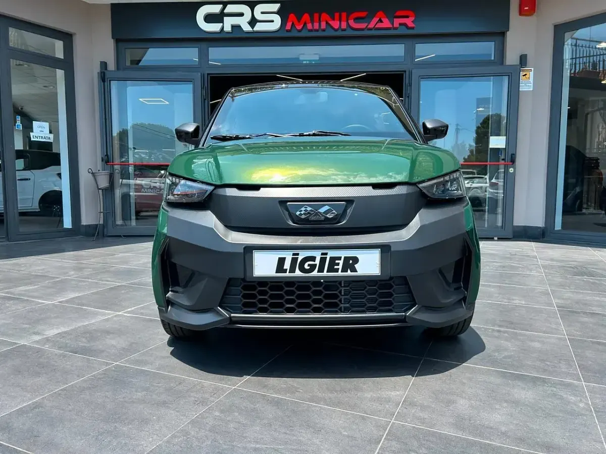 Nuova Ligier JS50 2026 Verde Utilitaria