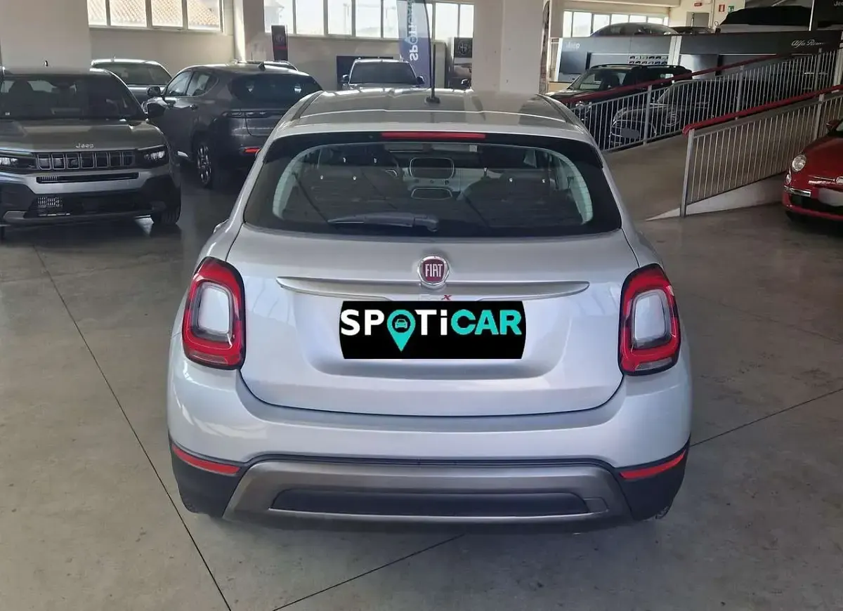 Usata Fiat 500X Cross 95 CV (69 kW) 2019 Argento SUV