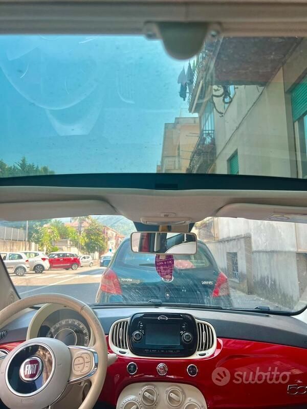 Usata Fiat 500 Lounge 69 CV (50 kW) 2018 Rosso Utilitaria