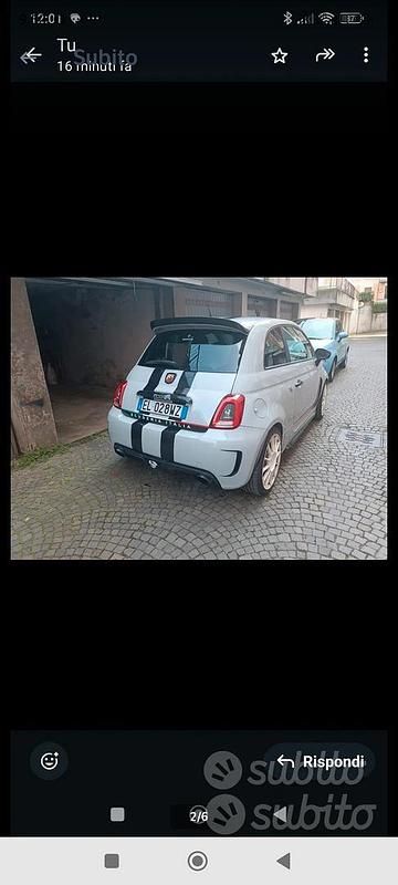 Usata Fiat 500 Abarth 2012 Grigio Berlina