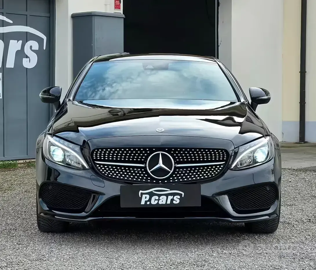 Usata Mercedes C220 Premium 170 CV (125 kW) 2018 Nero Coupé