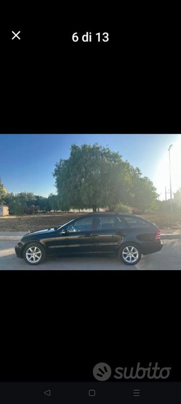 Begagnad Mercedes C200 122 HK (89 kW) 2005 Svart Kombi