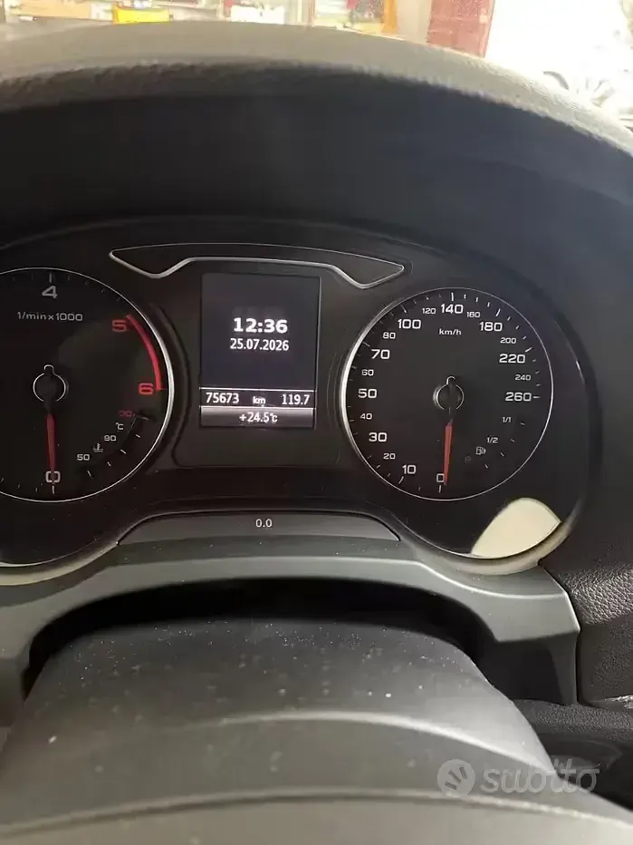 Usata Audi A3 150 CV (110 kW) 2013 Bianco Berlina